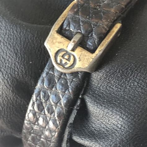 vintage gucci stack heeled black woman's boot for sale|Bracelet Sets .